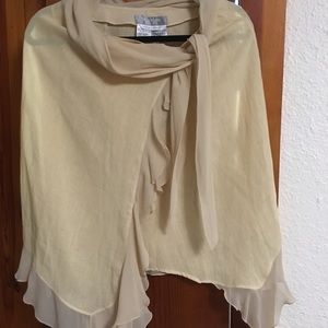 Vintage MaxMara linen silk shawl